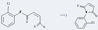 1H-Pyrrole-2,5-dione,1-(2-chlorophenyl)- can be prepared by N-(2-chloro-phenyl)-maleamic acid